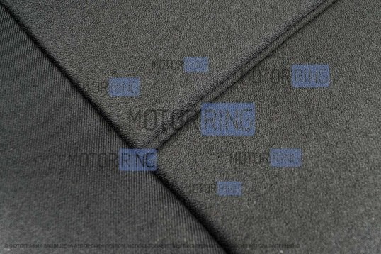 Модельные чехлы сидений (не обивка) черная ткань с центром из черной ткани на подкладке 10мм для Лада Калина_1