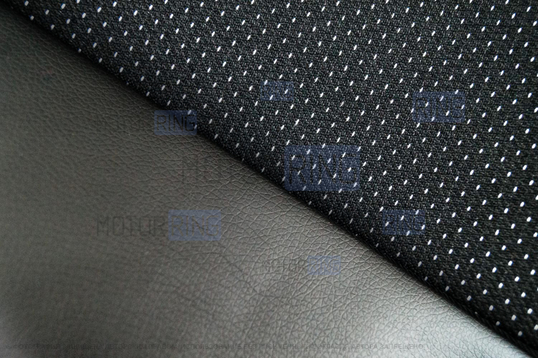 Обивка сидений (не чехлы) экокожа с тканью под цельный задний ряд сидений для Лада Гранта FL в комплектациях Standard, Classic, Comfort_1
