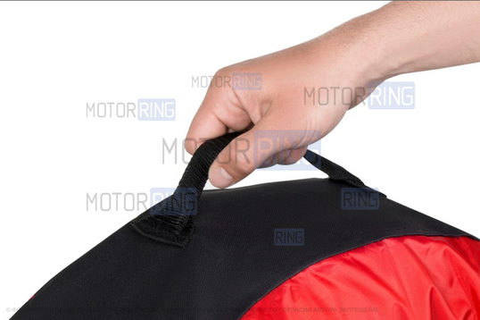 Черно-красный широкий чехол AutoFlex для хранения автомобильного колеса размером от 15 до 20 дюймов