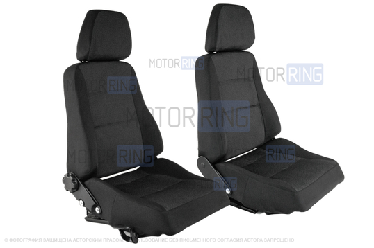 Комплект оригинальных передних сидений с салазками для ВАЗ 2109, 21099, 2114, 2115_1