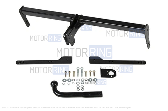 Фаркоп Berg F.5112.001 с шаром типа А (1000кг) для Skoda Rapid, Volkswagen Polo_1