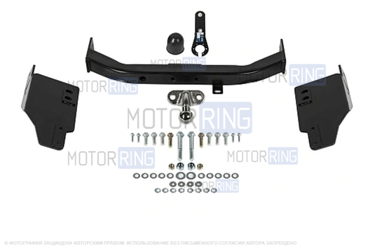 Фаркоп Berg F.5714.004 с шаром типа F (1500кг) для Toyota Land Cruiser Prado 150 в исполнении Black Onyx c 2020 г.в._1