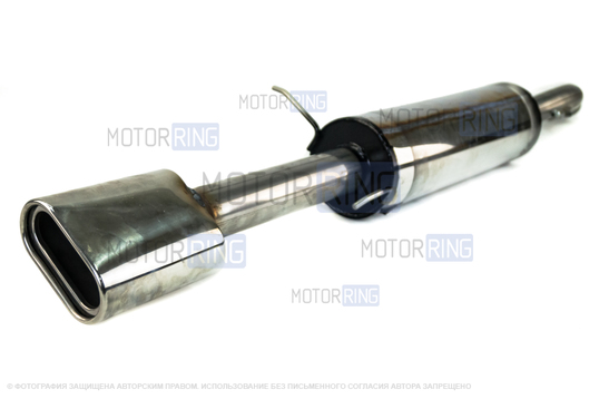 Глушитель прямоточный Stinger Auto спорт из нержавеющей стали для ВАЗ 21099_1