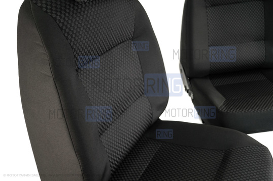Комплект тканевых сидений от Приора 2 адаптированных для ВАЗ 2109, 21099, 2114, 2115
