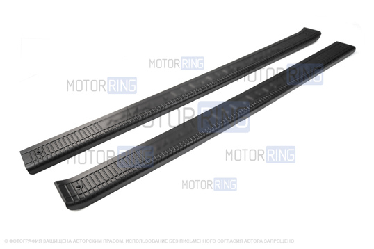 Молдинги пластиковые с надписью на внутренние пороги для Лада 4х4, Нива Легенд_1