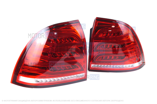 Задние красные светодиодные фонари TheBestPartner в стиле Мерседес АМГ для Лада Приора