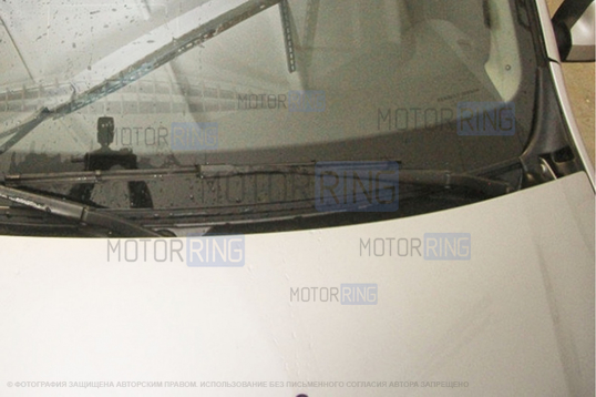 Накладка в проём стеклоочистителей (жабо) ТюнАвто для Renault Duster 2010-2021 г.в.