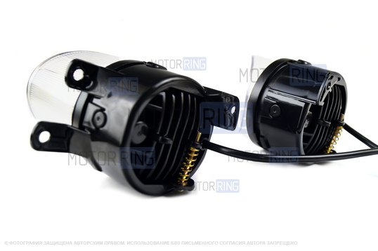 Диодные ПТФ Sal-Man 50W 4600lux 6000К 3 линзы для Volkswagen Passat B6 2005-2010 г.в.