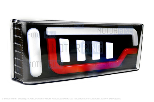 Задние диодные фонари Орлиный глаз TheBestPartner в стиле Ауди с прозрачным стеклом для ВАЗ 2108-21099, 2113, 2114