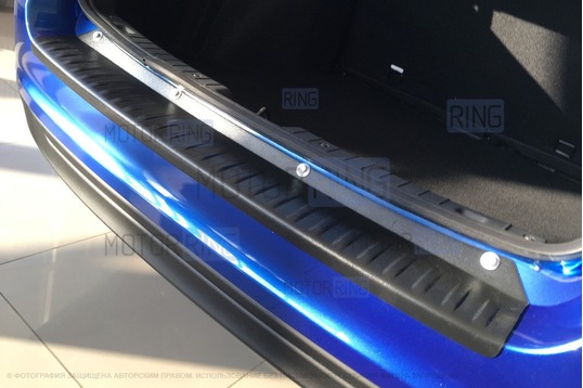 Защитная накладка Тюн-Авто на задний бампер для Лада Гранта FL седан с 2018 г.в._1