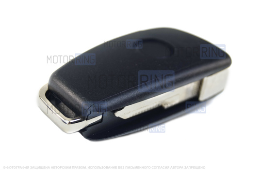 Ключ выкидной в стиле Ауди Эконом без чипа (пустой) для ВАЗ 2101-2107, Лада 4х4, Нива Легенд