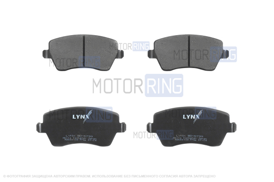 Тормозные колодки LYNX для Лада Веста Спорт, Renault Duster 4х4_1