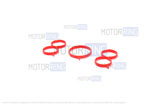 Комплект прокладок впускного модуля CS20 DRIVE 2190 красный силикон для 8-клапанных Лада Гранта, Гранта FL, Калина 2, Приора 2, Ларгус, Ларгус FL, Икс Рей, Веста_1