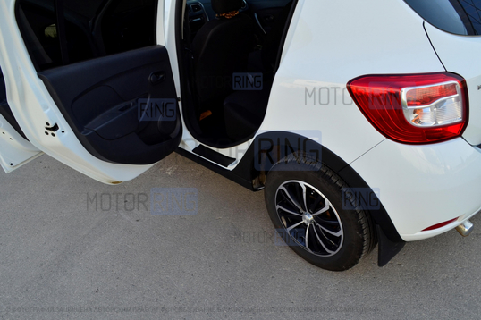 Накладки в проемы задних дверей КАРТ RS NEW для Renault Sandero с 2015 года_1