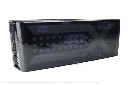 Задние диодные фонари Иксы тонированные для ВАЗ 2108-21099, 2113, 2114