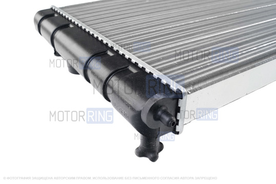 Оригинальный алюминиевый радиатор охлаждения двигателя для инжекторных ВАЗ 2108-21099, 2113-2115