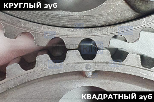 Шестерни разрезные ГРМ (сталь) с датчиком фаз для 16-клапанных Лада Приора, Калина, Гранта
