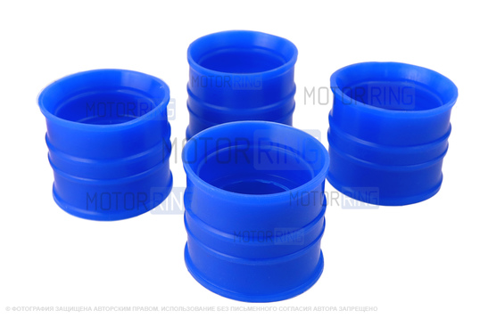 Комплект синих силиконовых соединительных муфт ресивера для ВАЗ 2112_1