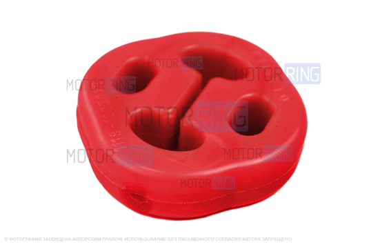 Комплект подушек глушителя красный полиуретан CS20 Drive для Лада Калина, Калина 2, Гранта, Гранта FL, Датсун