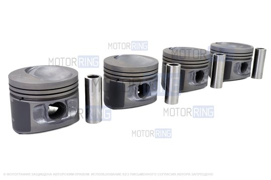 Поршневая группа (Моторкомплект C 82,4мм) МоторДеталь для ВАЗ 2110-2112 с двигателями ВАЗ 11183, 21114