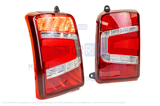 LED задние фонари красные Тюн-Авто с бегающим (динамическим) повторителем для Лада 4х4 (Нива) 21213, 21214, 2131_1