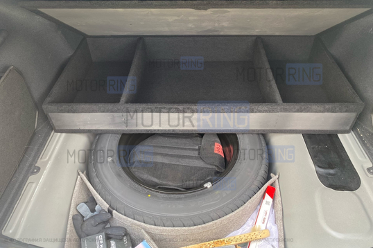 Ящик-органайзер багажника ArmAuto с фальшполом для Hyundai Solaris, KIA Rio с 2017 г.в.