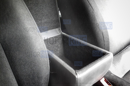 Подлокотник-бокс ArmAuto из экокожи с магнитной застежкой для Skoda Rapid с 2012 г.в., Volkswagen Polo с 2020 г.в.