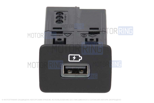 Розетка USB под 1 порт для Лада Веста NG, Renault Duster