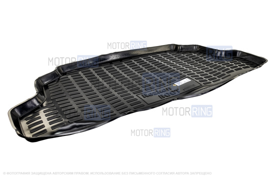 ХалявING! Пластиковый коврик Rezkon в багажник для 3-дверных Лада 4х4 (Нива) до 2021 г.в._1