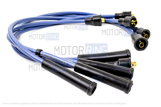 Провода высоковольтные (100% силикон) Tesla T355S для карбюраторных ВАЗ 2101-2107