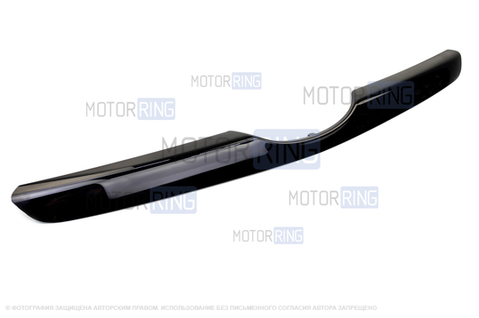 Накладка (сабля) решетки радиатора черный лак для Лада Калина 2_1