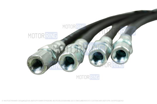Комплект шлангов переднего тормоза Avtostandart для Лада 4х4 (Нива)