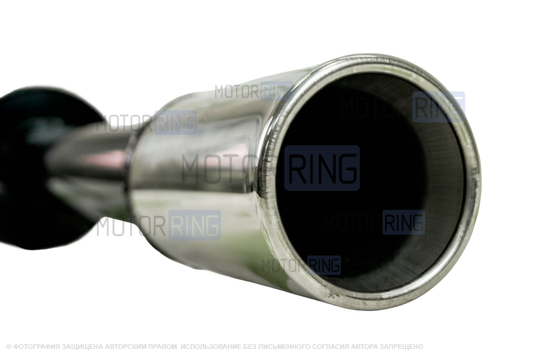 Глушитель прямоточный Stinger Auto под штатную установку без выреза бампера для ВАЗ 2110, 2111
