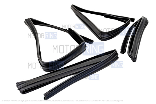 Комплект П-образных уплотнителей опускных стекол для ВАЗ 2110, 2112_1