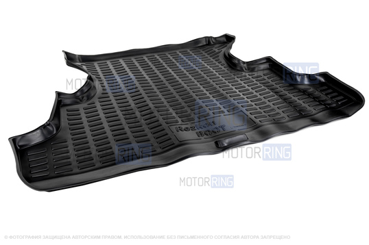 Полиуретановый коврик Rezkon в багажник для 5-дверных Лада 4х4 (Нива) Урбан_1