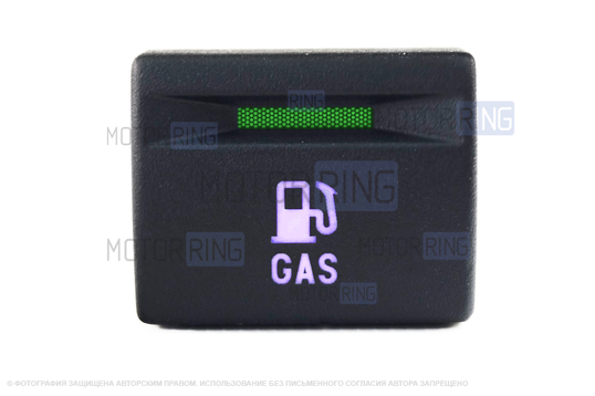 Пересвеченная кнопка GAS с индикацией для Лада Приора, Гранта, Гранта FL, Калина 2, Нива Легенд_1