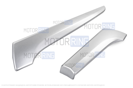 Молдинги на панель приборов Серебристые для Лада Калина 2, Гранта FL_1