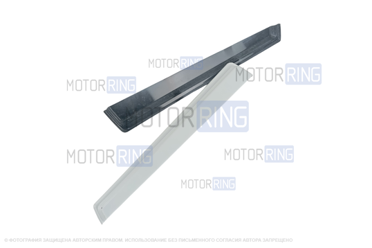 ДефектING! Реснички на фары окрашенные в белый для ВАЗ 2104, 2105, 2107 (повреждено ЛКП)