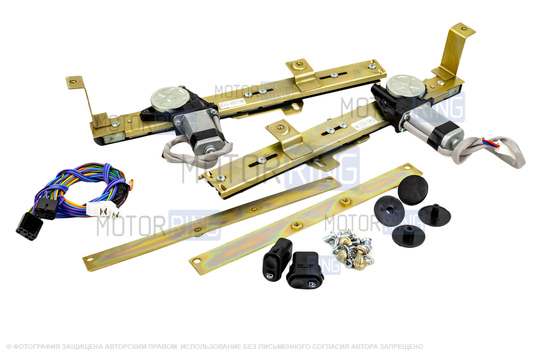 Передние электростеклоподъёмники реечного типа Форвард, комплект для Лада 4х4 (Нива)_1