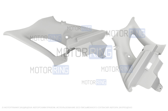 Облицовки задних стоек - упоры полки багажника для Лада Калина 2 хэтчбек