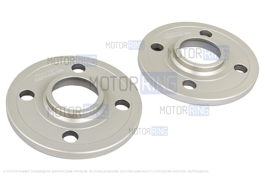 Проставки LS 10мм для расширения колеи на 20мм (разболтовка 4х98, ступица 58.6, крепление сквозное) для ВАЗ 2101-2107, 2108-21099, 2110-2112, 2113-2115, Лада Гранта, Калина, Калина 2, Приора, Приора 2_1