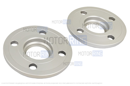 Проставки LS 10мм для расширения колеи на 20мм (разболтовка 4х98, ступица 58.6, крепление сквозное) для ВАЗ 2101-2107, 2108-21099, 2110-2112, 2113-2115, Лада Гранта, Калина, Калина 2, Приора, Приора 2