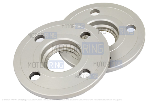 Проставки LS 10мм для расширения колеи на 20мм (разболтовка 4х98, ступица 58.6, крепление сквозное) для ВАЗ 2101-2107, 2108-21099, 2110-2112, 2113-2115, Лада Гранта, Калина, Калина 2, Приора, Приора 2