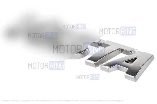 Шильдик с названием модели хром на крышку багажника для Лада Веста