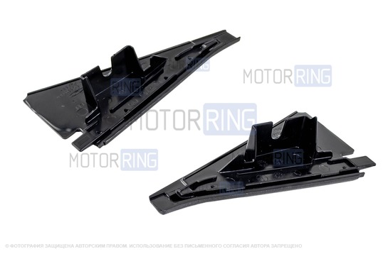 Накладки стоек задних дверей (внешние уголки) для Лада Гранта лифтбек