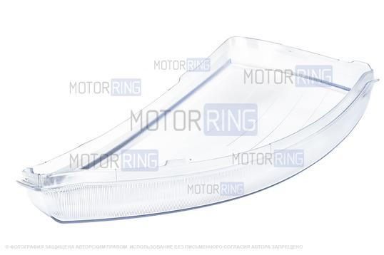 Пластиковое стекло правой фары для Лада Калина с фарами Киржач