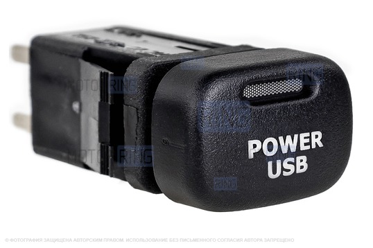 Пересвеченная кнопка Power USB с индикацией для ВАЗ 2113-2115, Лада Калина, Нива Тревел, Шевроле Нива