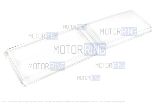 Комплект гладких пластиковых стекол фар для ВАЗ 2107