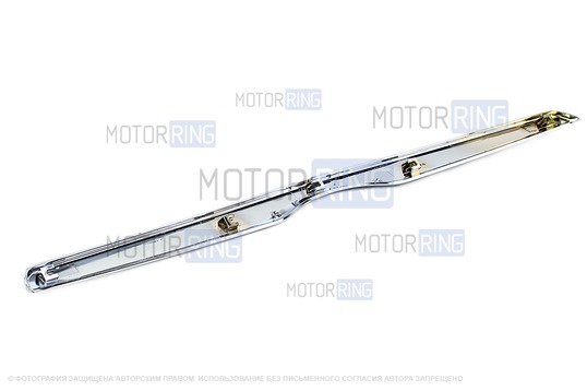 Накладка сабля заводской решетки радиатора хром для Лада Гранта