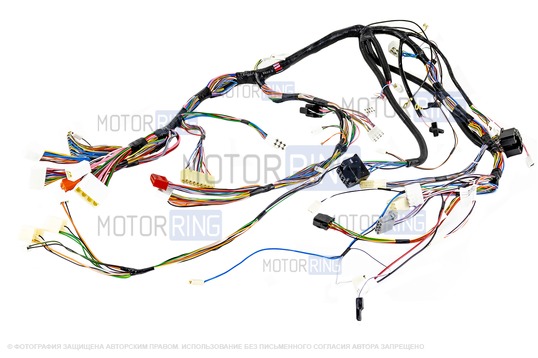 Жгут проводов панели приборов 21110-3724030-01 для 1,5л ВАЗ 2110-2112 со старой панелью до 2005 года_1